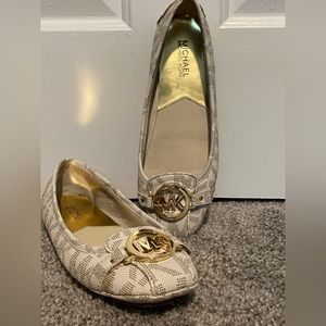 Vintage MK Logo Moccasin- Vanilla Color